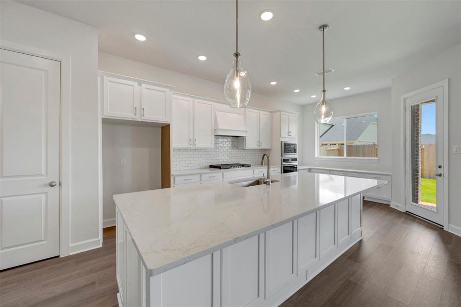 Furnished interior view inside a new home in Brookewater - Ascent Collection, Rosenberg (Image 9).