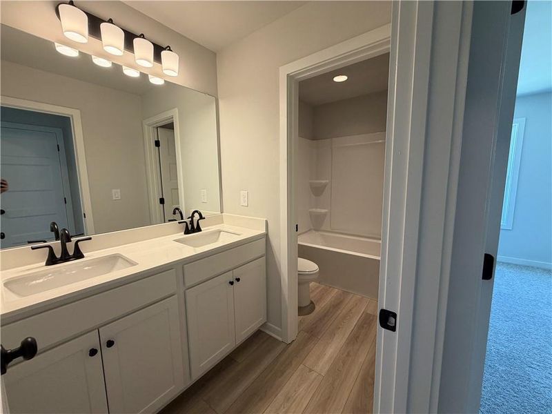 Furnished interior view inside a new home in Mallard’s Landing, Jefferson (Image 10).