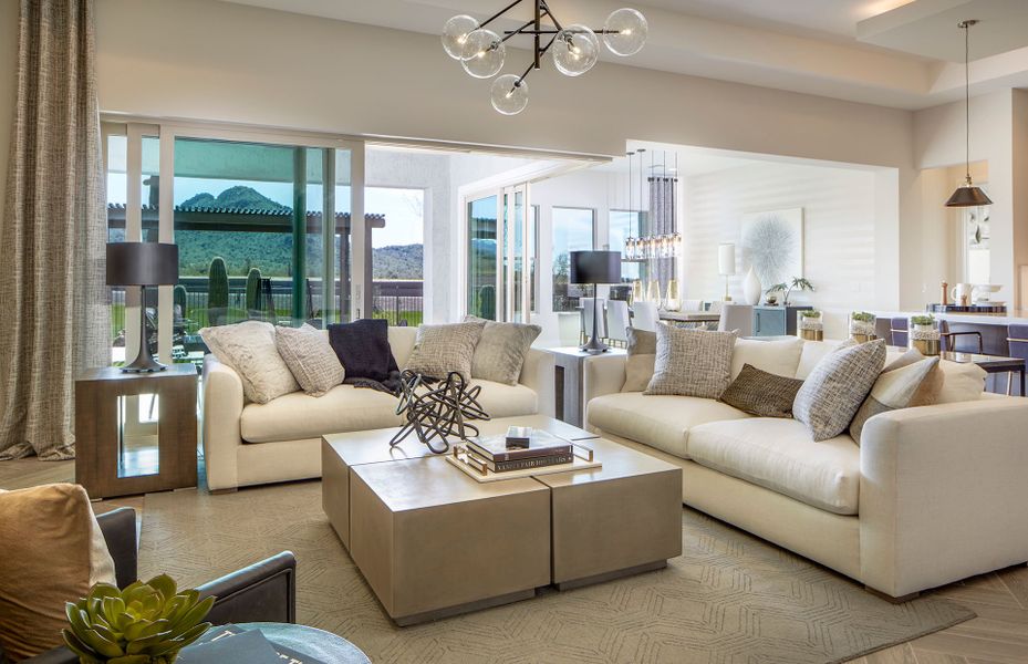 Representative furnished interior of a home built from the Virtue by Del Webb in Sun City Festival, Buckeye (Image 9).