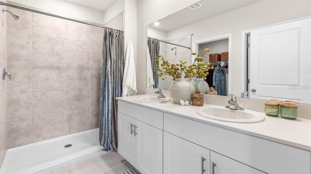 Furnished interior view inside a new home in Central Parc, North Port (Image 15).