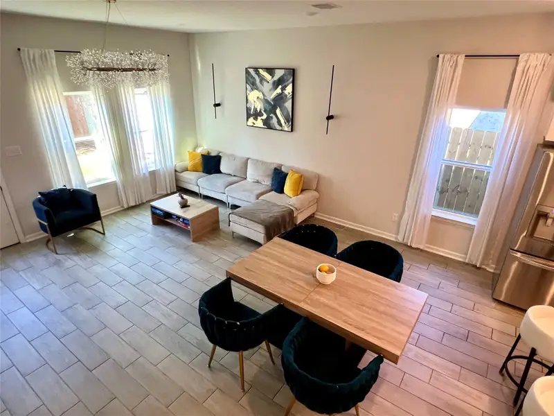 Furnished interior view inside a new home in , Houston (Image 3).