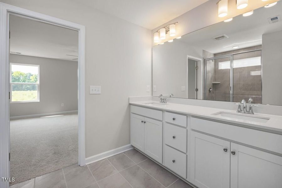 Furnished interior view inside a new home in Woodland Crossing, Zebulon (Image 8).