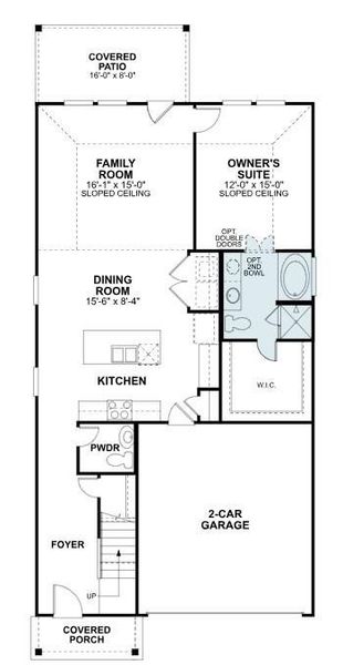 2D floor plan layout of this home in Indian Springs, Crosby, TX (Image 3).