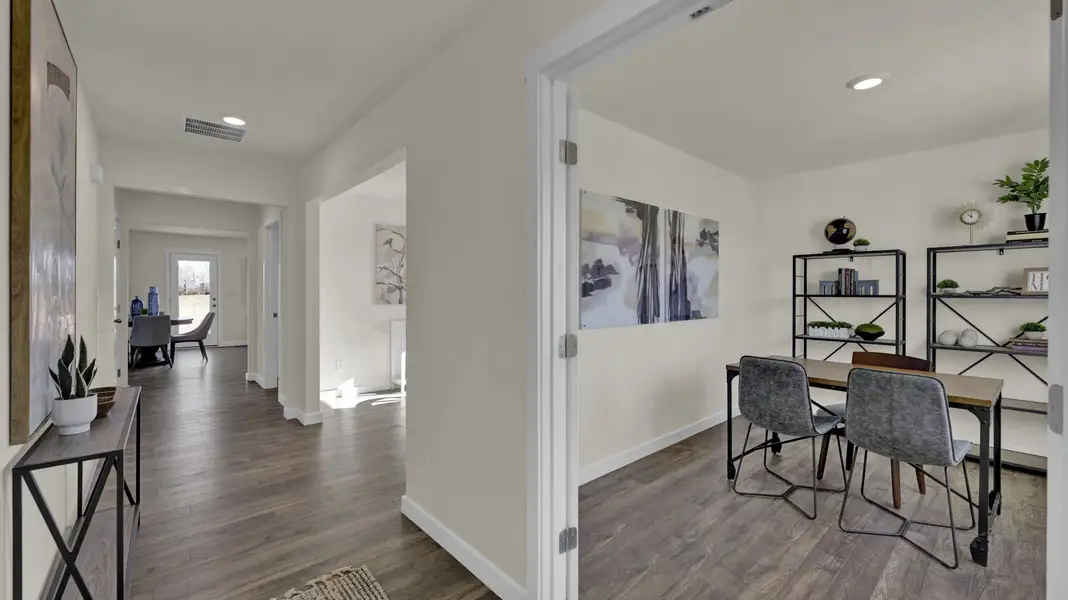 Furnished interior view inside a new home in Timber Creek, Rossville (Image 4).