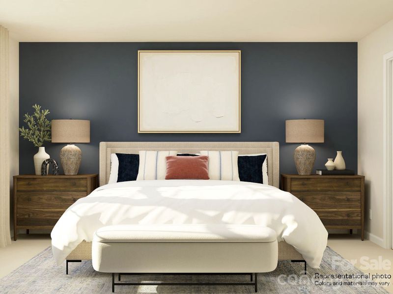 Furnished interior view inside a new home in Bakers Creek, Kannapolis (Image 10).