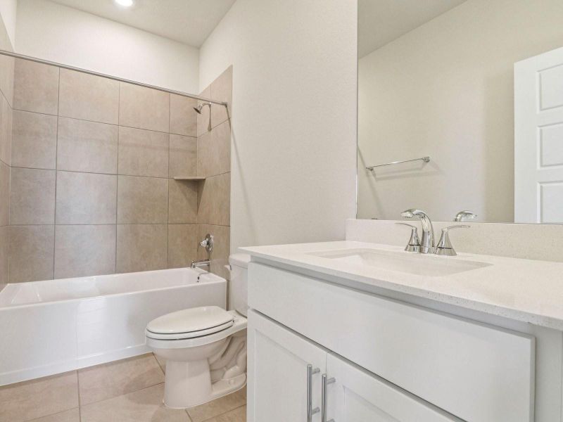 Photo is not of the actual home, but is an inspirational photo of builder’s model home and may depict options, furnishings, and/or decorator features that are not included