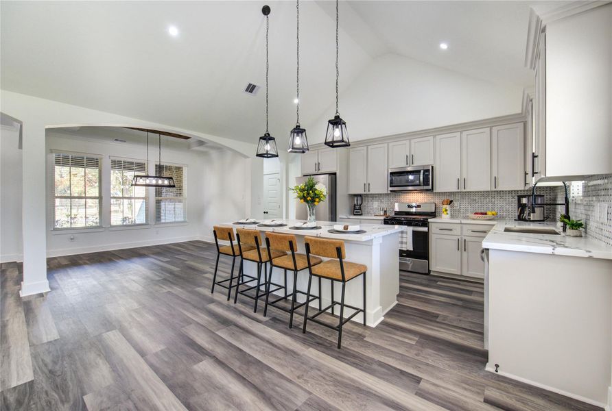Furnished interior view inside a new home in , Waller (Image 5). Furnished interior view inside a new home in , Waller (Image 5).