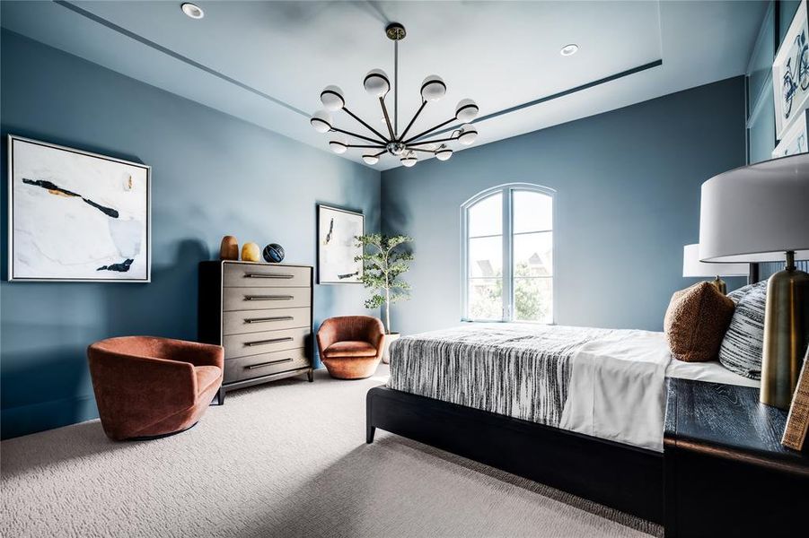 Furnished interior view inside a new home in , Southlake (Image 33).
