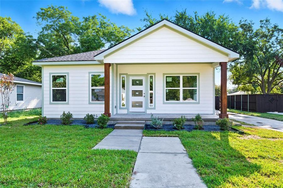 Front exterior of a new home in , Wylie, TX, highlighting curb appeal (Image 24).