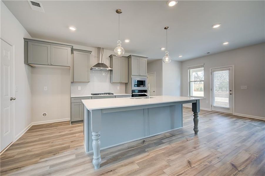 Furnished interior view inside a new home in Cambria at Traditions, Hampton (Image 8).