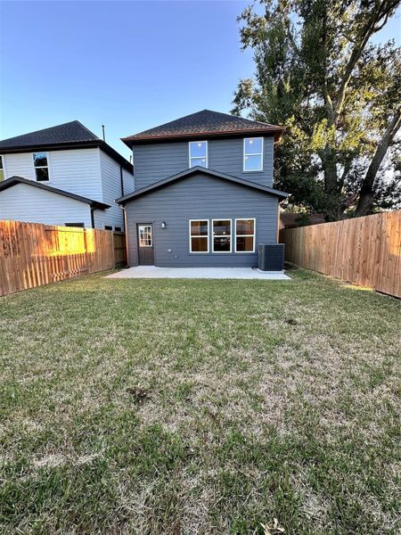 Exterior details and patio area of a home in , Houston (Image 2). Exterior details and patio area of a home in , Houston (Image 2).
