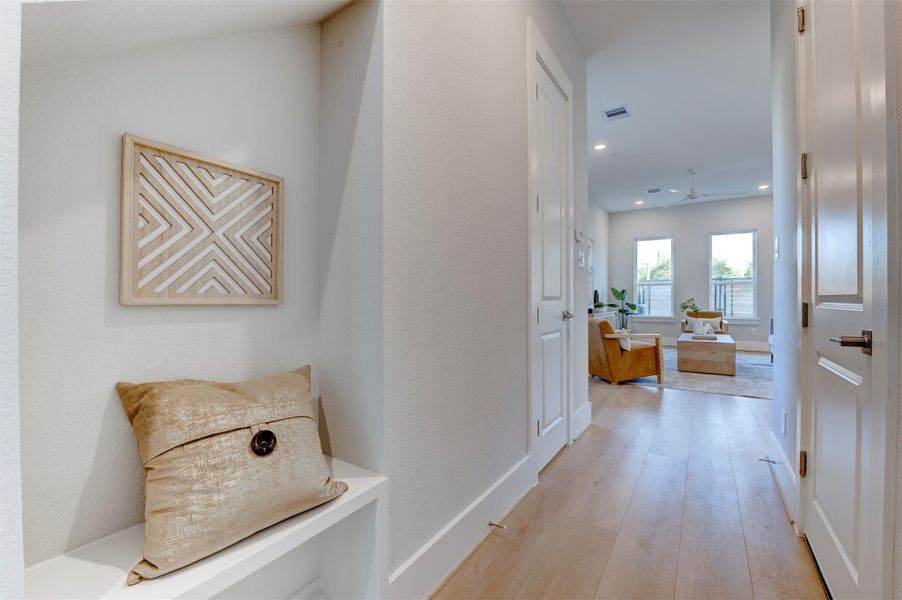 Furnished interior view inside a new home in , Houston (Image 7).