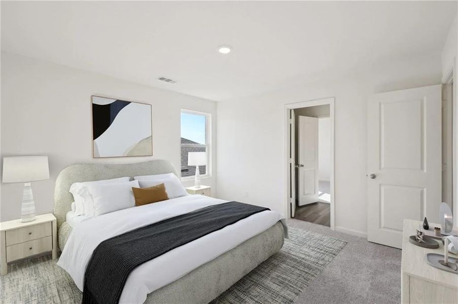 Furnished interior view inside a new home in Mt. Tabor Ridge, Dallas (Image 5).