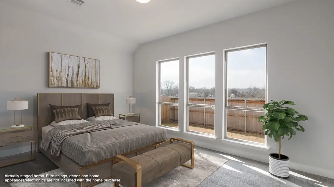 Furnished interior view inside a new home in Lariat 45', Liberty Hill (Image 4).