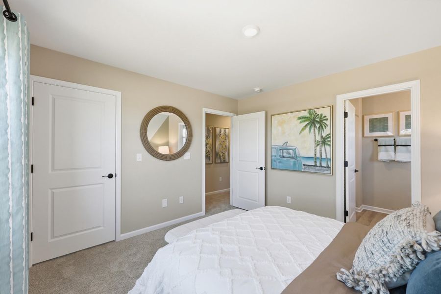 Furnished interior view inside a new home in Westwood Reserve, Conway (Image 30). Furnished interior view inside a new home in Westwood Reserve, Conway (Image 30).