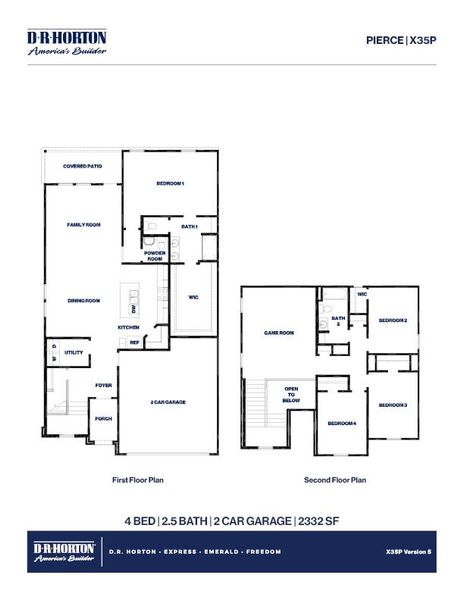 Image 20 representing the Pierce by D.R. Horton in Presswoods, Splendora, TX.