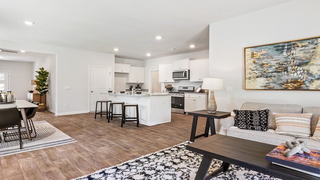 Furnished interior view inside a new home in Pineview North, Summerville (Image 12). Furnished interior view inside a new home in Pineview North, Summerville (Image 12).