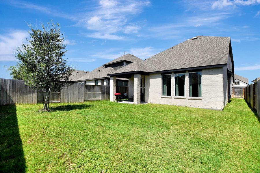Backyard w/Covered Patio Backyard w/Covered Patio