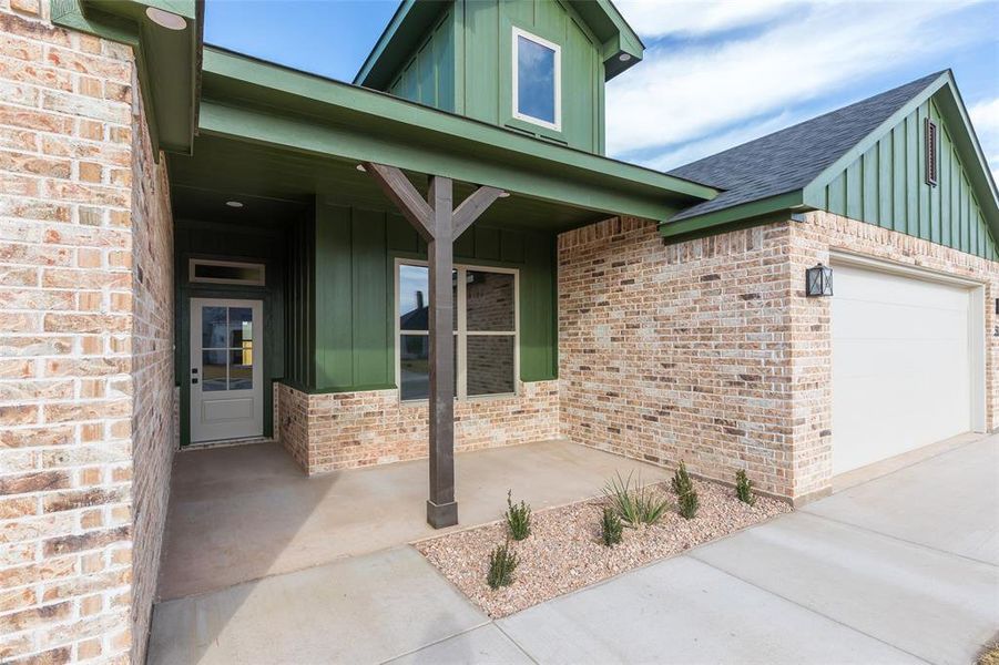 Exterior details and patio area of a home in , Abilene (Image 29).