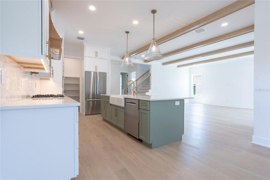 Furnished interior view inside a new home in , St. Petersburg (Image 9).