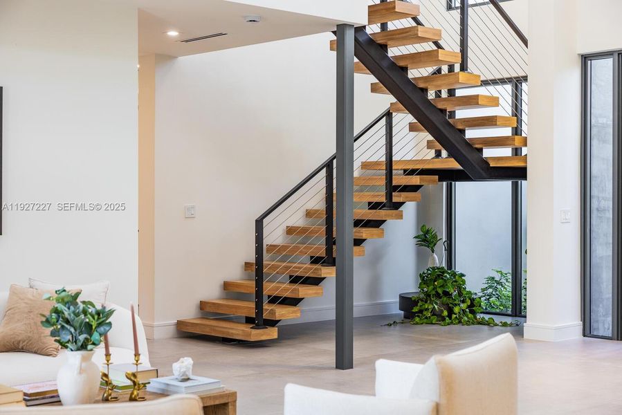 Furnished interior view inside a new home in , Biscayne Park (Image 6). Furnished interior view inside a new home in , Biscayne Park (Image 6).