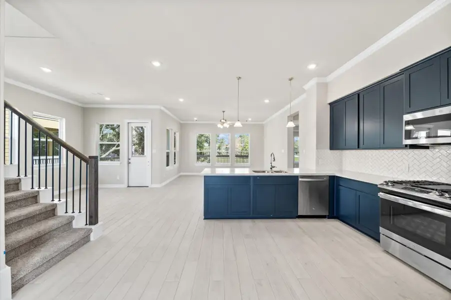 Completed home same floor plan