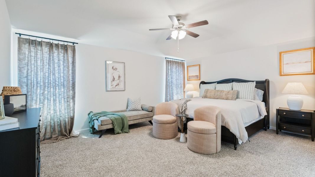 Furnished interior view inside a new home in The Reserve at London, Corpus Christi (Image 8). Furnished interior view inside a new home in The Reserve at London, Corpus Christi (Image 8).