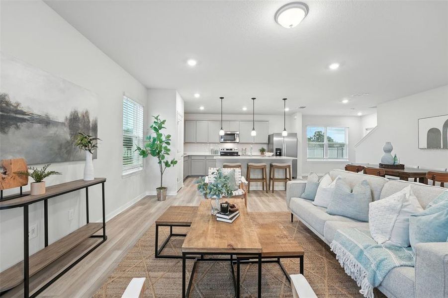 Furnished interior view inside a new home in Amelia Groves, St. Cloud (Image 10).