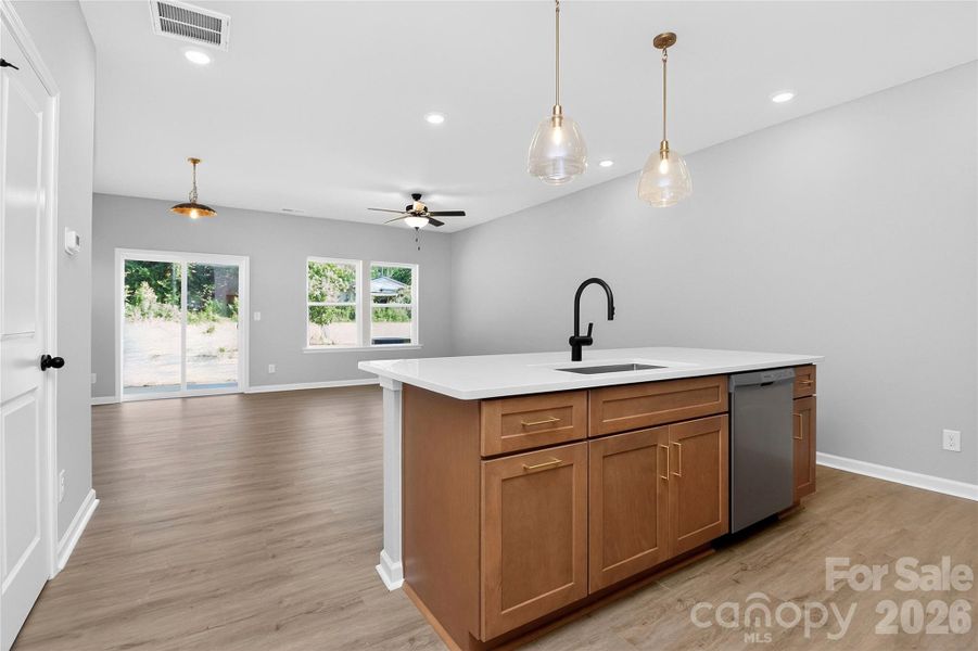 Furnished interior view inside a new home in , Charlotte (Image 10). Furnished interior view inside a new home in , Charlotte (Image 10).
