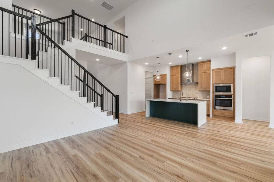 Furnished interior view inside a new home in Heritage, Dripping Springs (Image 13).