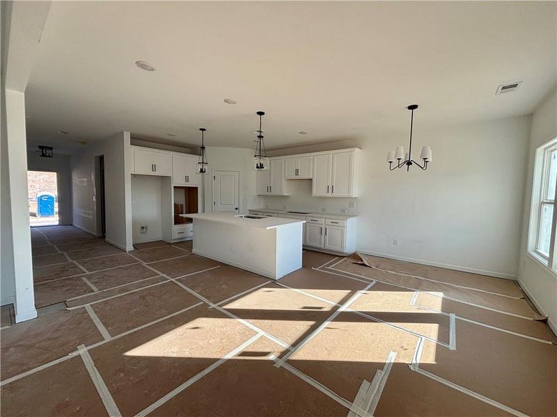 In-progress construction of a new home in Arbors at Richland Creek, Buford, GA (Image 15).