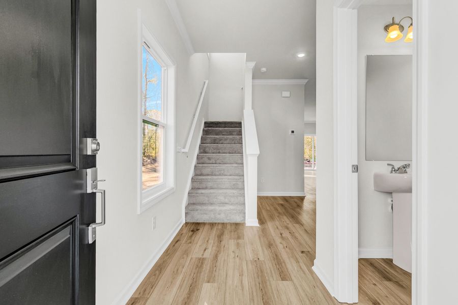Spacious, unfurnished interior of a new home in Central Creek, Goose Creek (Image 21).