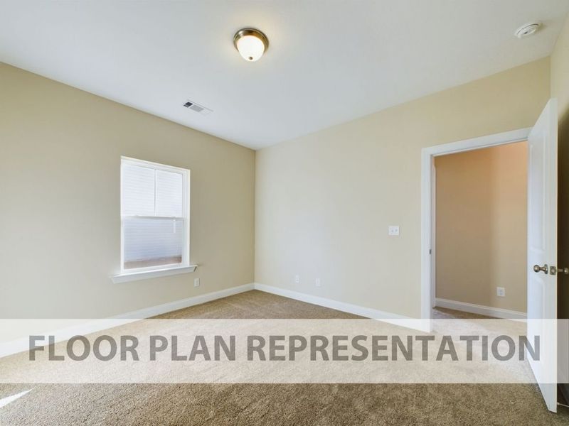 Secondary Bedroom | The 1575 Plan by Ivey Homes Secondary Bedroom | The 1575 Plan by Ivey Homes