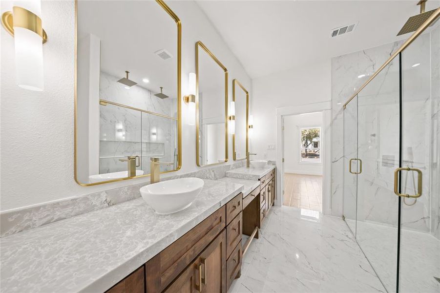 Furnished interior view inside a new home in , Fort Worth (Image 6).