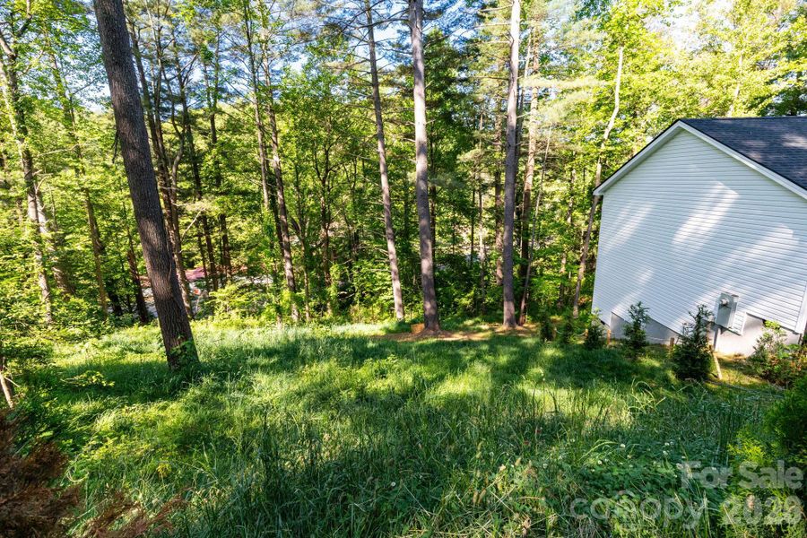 Side of home and side yard. Plenty of space for raised garden beds, or create an entertainment space. Side of home and side yard. Plenty of space for raised garden beds, or create an entertainment space.