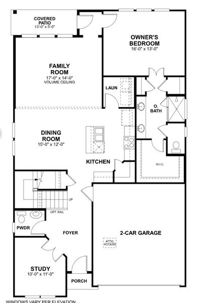 2D floor plan layout of this home in Estancia West, Manchaca, TX (Image 17).