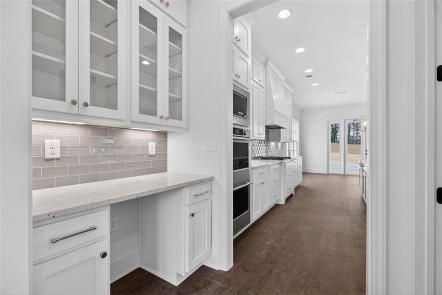 Furnished interior view inside a new home in , Suwanee (Image 9).