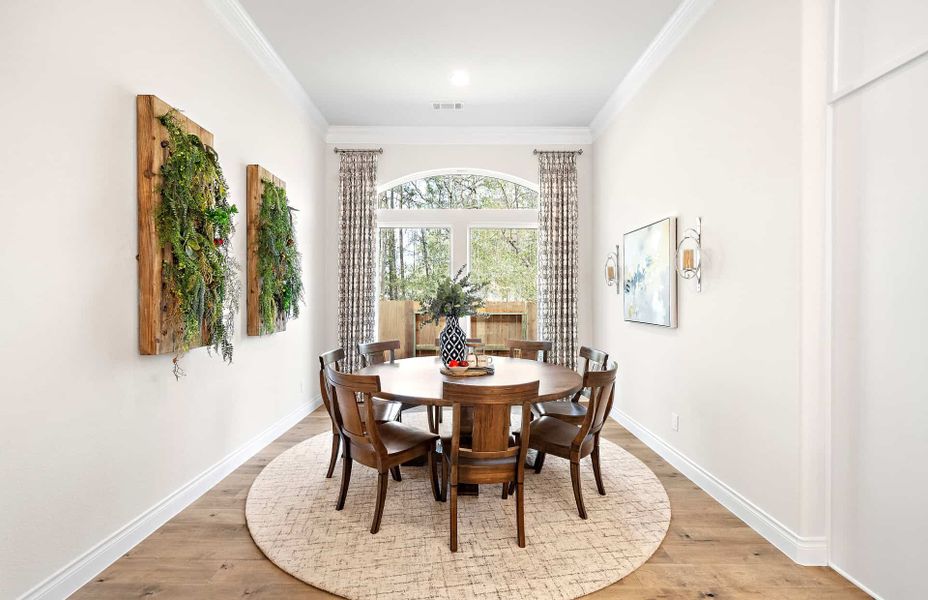 Furnished interior view inside a new home in Artavia 70′, Conroe (Image 17).