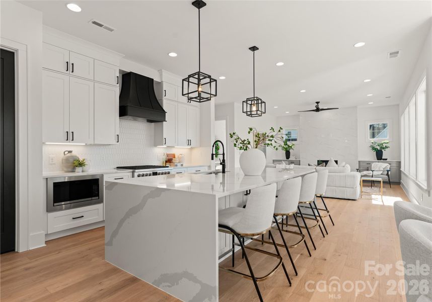 Furnished interior view inside a new home in , Charlotte (Image 7). Furnished interior view inside a new home in , Charlotte (Image 7).