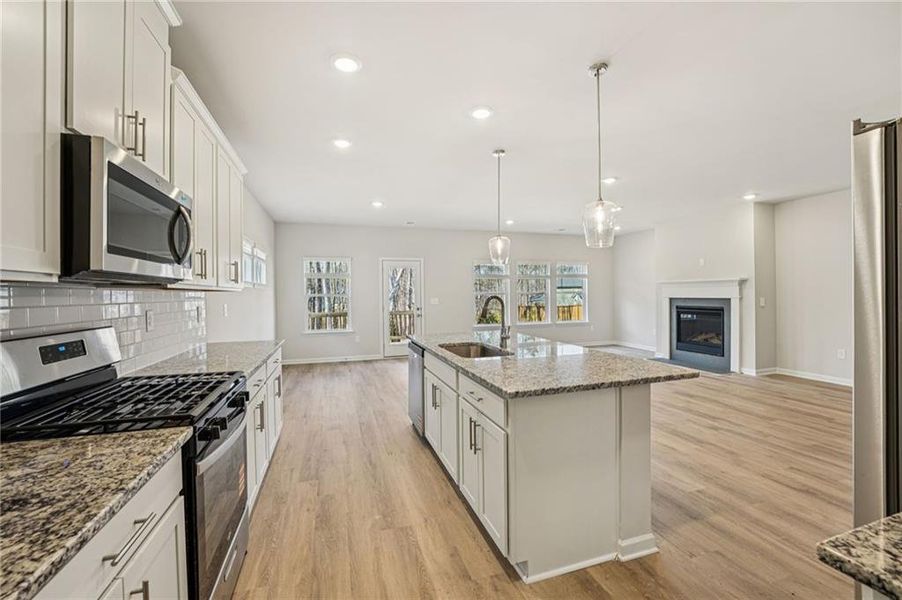 Furnished interior view inside a new home in Westmont Preserve, Powder Springs (Image 12).
