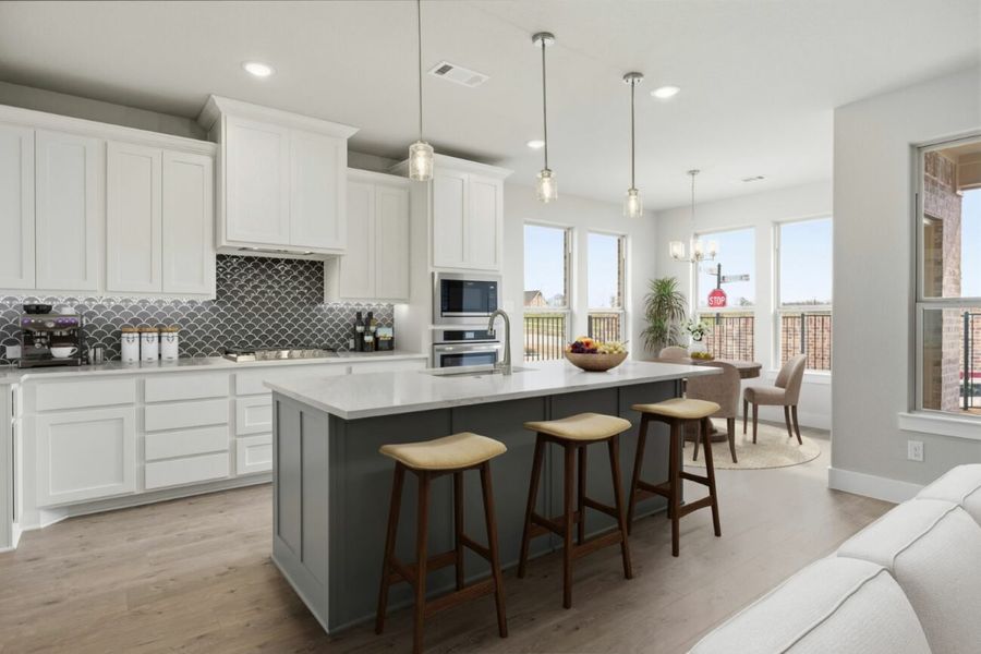 Representative furnished interior of a home built from the Milan by Ladera Texas in Ladera Little Elm, Little Elm (Image 3). Representative furnished interior of a home built from the Milan by Ladera Texas in Ladera Little Elm, Little Elm (Image 3).
