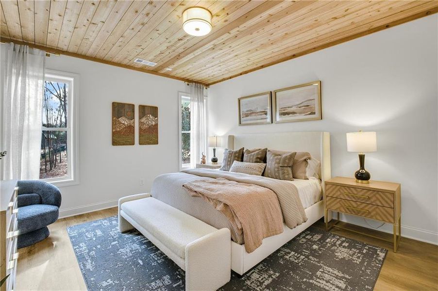 Furnished interior view inside a new home in Laurel View, Suwanee (Image 40). Furnished interior view inside a new home in Laurel View, Suwanee (Image 40).