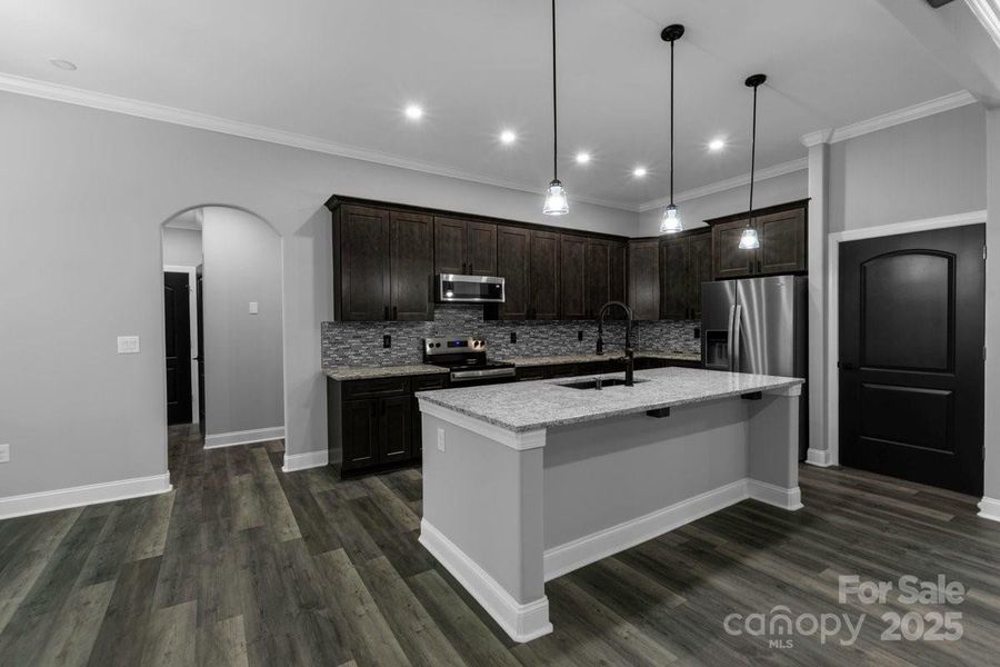 Furnished interior view inside a new home in , Concord (Image 9).