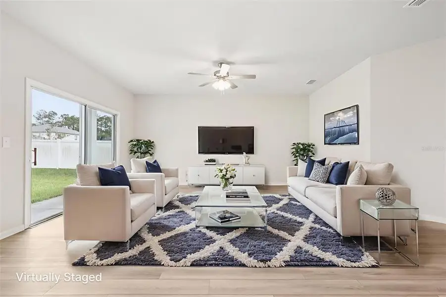 Furnished interior view inside a new home in , Palm Coast (Image 16).