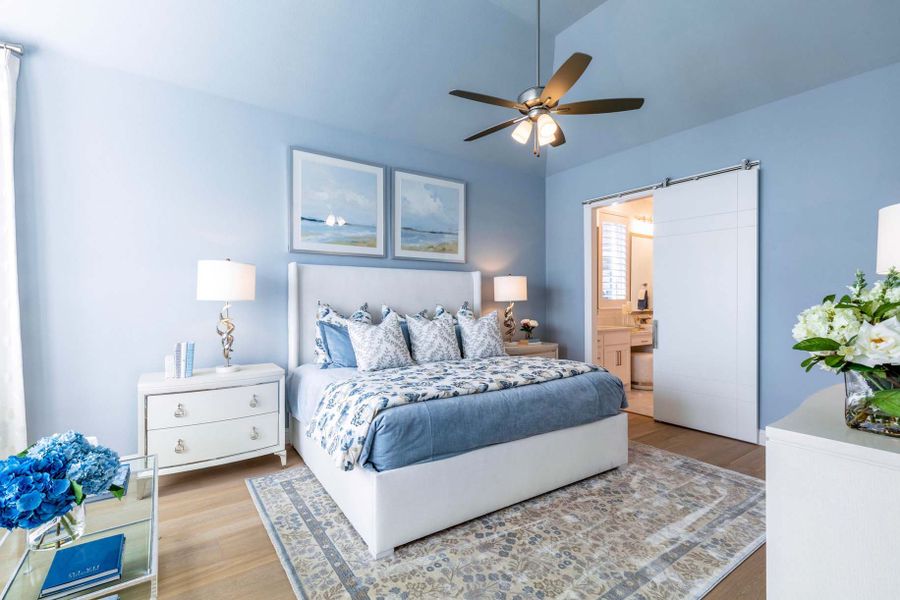 Representative Primary Bedroom - some options shown