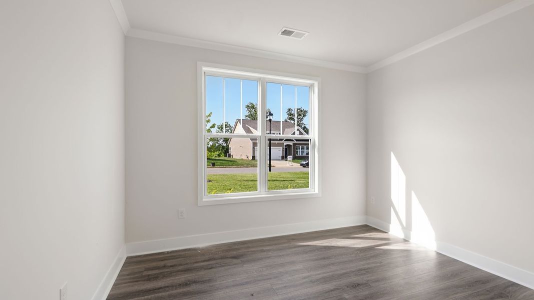 Spacious, unfurnished interior of a new home in Reserve at Tap Root Farms, Fletcher (Image 14). Spacious, unfurnished interior of a new home in Reserve at Tap Root Farms, Fletcher (Image 14).
