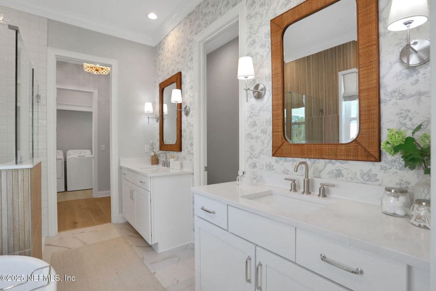 Furnished interior view inside a new home in , Ponte Vedra (Image 16). Furnished interior view inside a new home in , Ponte Vedra (Image 16).