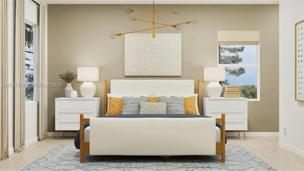 Furnished interior view inside a new home in Coral Landings, Miami (Image 3).