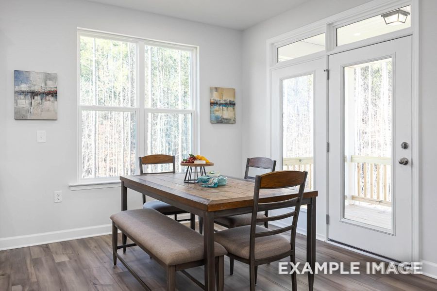 Representative furnished interior of a home built from the The Ash by Davidson Homes LLC in Retreat at North Main, Lillington (Image 14).