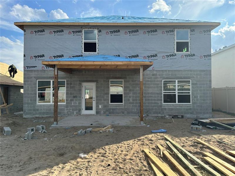 In-progress construction of a new home in , Ocala, FL (Image 39).